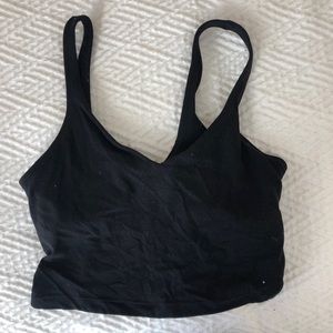 Lululemon Sports Bra size 6 Black